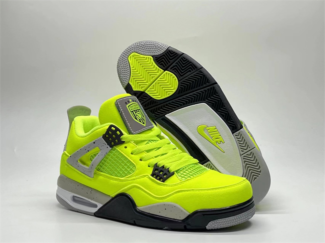 Men's Hot Sale Running weapon Air Jordan 4 Yellow Shoes 0191